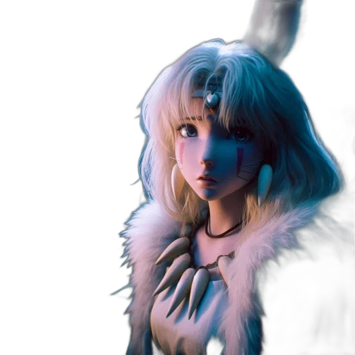 creature, dragon, face, robot, fantasy art, concept art, anime, 3d render transparent PNG cut-out