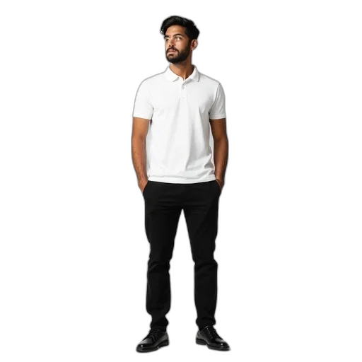 staff, jacket, face, hat, concept art, 3d render, monochrome, dark transparent PNG cut-out