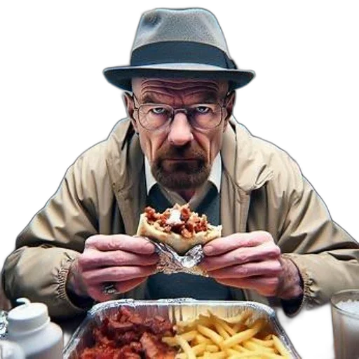 food, animal, face, creature, photorealistic, concept art, older, man transparent PNG cut-out