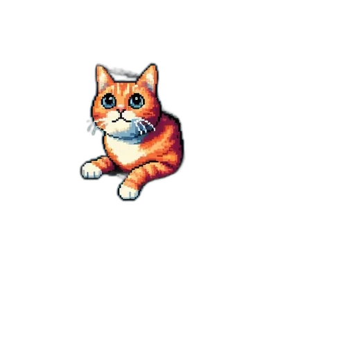 animal, staff, creature, pixel art, concept art, 3d render, watercolor, pixel transparent PNG cut-out