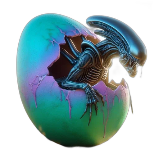 creature, jewelry, fantasy art, concept art, 3d render, photorealistic, outer space, large transparent PNG cut-out