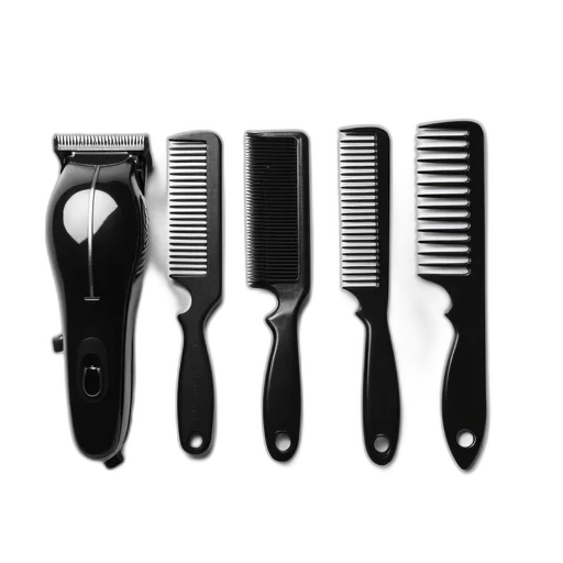 hair, staff, weapon, collection, black, clippers, various, sizes transparent PNG cut-out