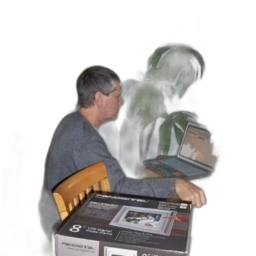 robot, furniture, creature, jacket, 3d render, concept art, photorealistic, vaporwave transparent PNG cut-out