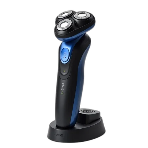 staff, robot, weapon, modern, electric, shaver, sleek, design transparent PNG cut-out