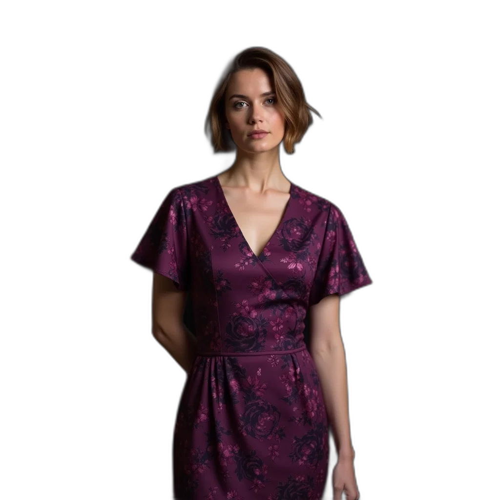dress, staff, face, jewelry, outer space, dark, woman, short transparent PNG cut-out