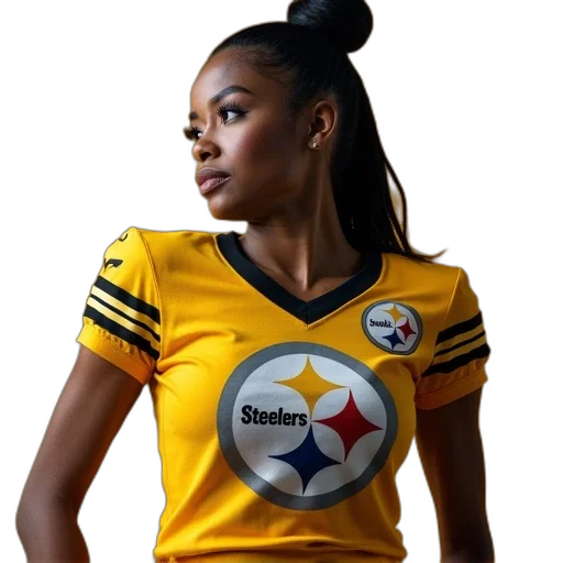 nike, women, pittsburgh, steelers, shirt transparent PNG cut-out
