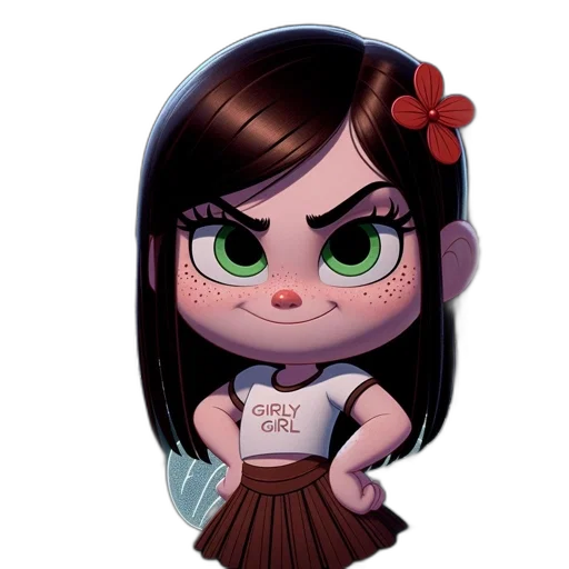 staff, cartoon, concept art, fantasy art, anime, chibi-style, animated, character transparent PNG cut-out