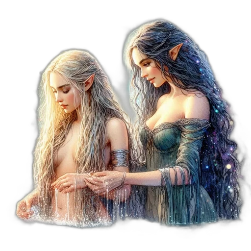 dress, dragon, fantasy art, concept art, pixel art, watercolor, fire, underwater transparent PNG cut-out