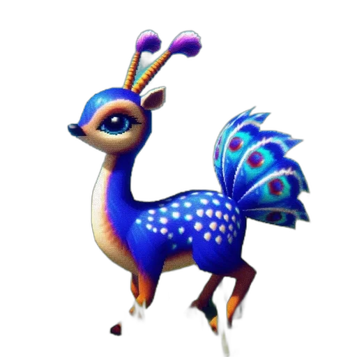 animal, dragon, creature, staff, concept art, 3d render, fantasy art, pixel art transparent PNG cut-out