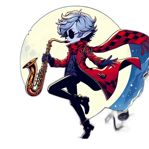mask, staff, concept art, comic book art, cartoon, fantasy art, blue, monochrome transparent PNG cut-out