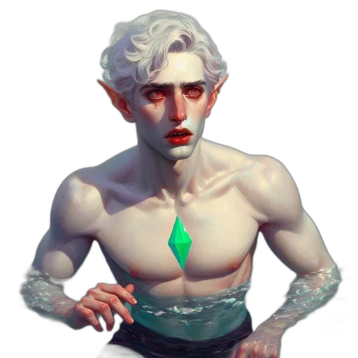 creature, staff, mask, concept art, fantasy art, pixel art, 3d render, green transparent PNG cut-out