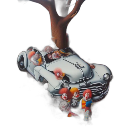 car, robot, crown, jewelry, concept art, 3d render, fantasy art, photorealistic transparent PNG cut-out