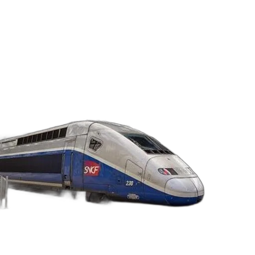 weapon, 3d render, concept art, two, high-speed, trains, sncf, parked transparent PNG cut-out