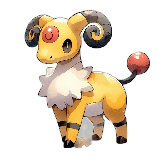 animal, creature, staff, concept art, pixel art, fantasy art, 3d render, golden transparent PNG cut-out
