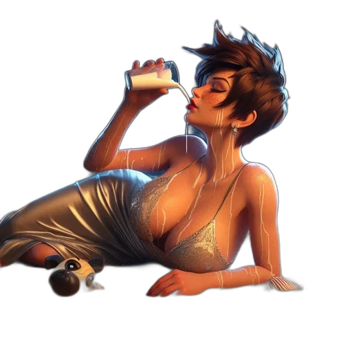 dress, bottle, concept art, fantasy art, photorealistic, pixel art, neon lights, golden transparent PNG cut-out