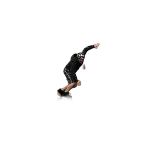 staff, shoes, 3d render, pixel art, concept art, photorealistic, skateboarder, navigates transparent PNG cut-out
