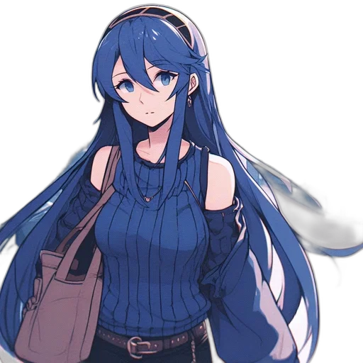 dress, staff, anime, pixel art transparent PNG cut-out