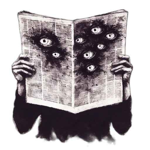 mask, face, creature, jacket, concept art, comic book art, individual, holds transparent PNG cut-out