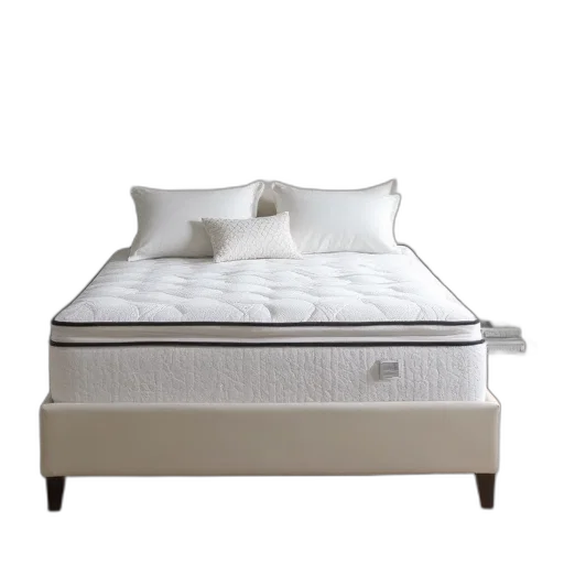 furniture, 3d render, monochrome, simmons transparent PNG cut-out
