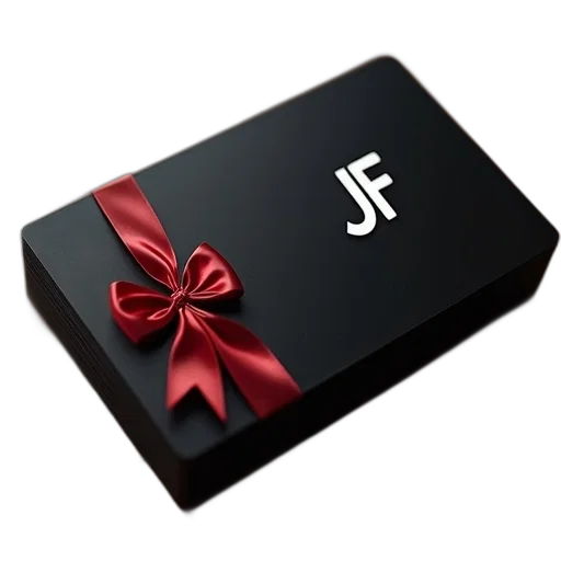 jewelry, 3d render, black, business, card, red, ribbon, design transparent PNG cut-out