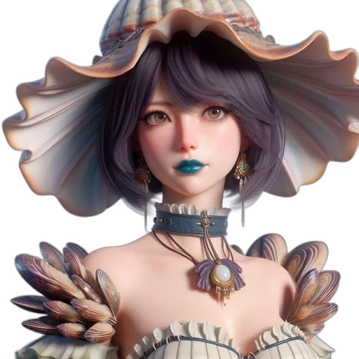 hat, jewelry, crown, mask, fantasy art, concept art, 3d render, photorealistic transparent PNG cut-out