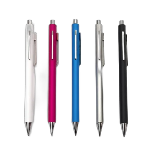 staff, neon, colorful, collection, five, stylus, pens, different transparent PNG cut-out