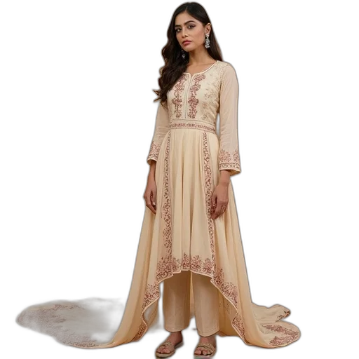 dress, earth tones, golden, stunning, beige, colored, party, wear transparent PNG cut-out