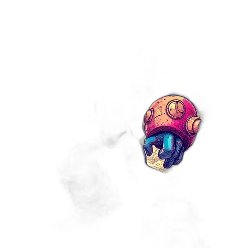 weapon, mask, dragon, staff, pixel art, concept art, fantasy art, 3d render transparent PNG cut-out