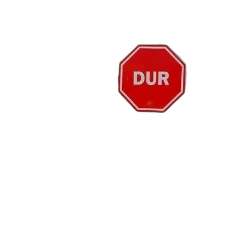 staff, stop, sign, front transparent PNG cut-out
