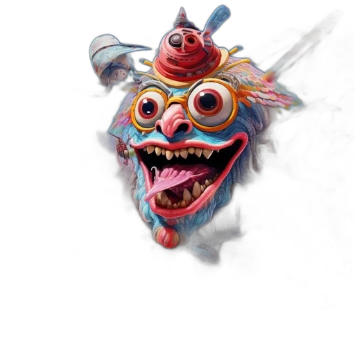 mask, face, staff, dragon, concept art, 3d render, fantasy art, photorealistic transparent PNG cut-out