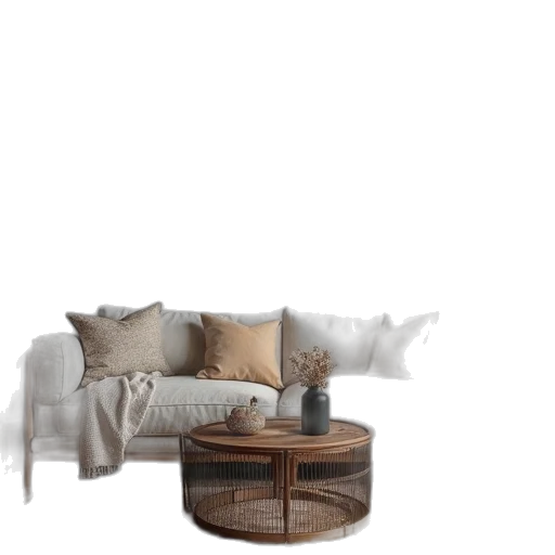 furniture, 3d render, photorealistic, concept art transparent PNG cut-out