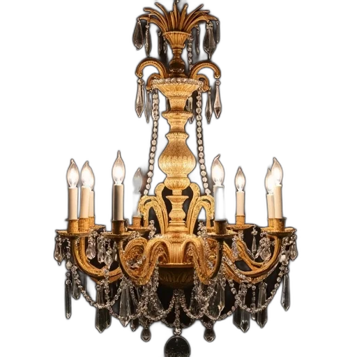 furniture, crown, jewelry, 3d render transparent PNG cut-out