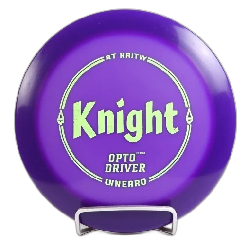 crown, purple, frisbee, word, knight, written, white, center transparent PNG cut-out