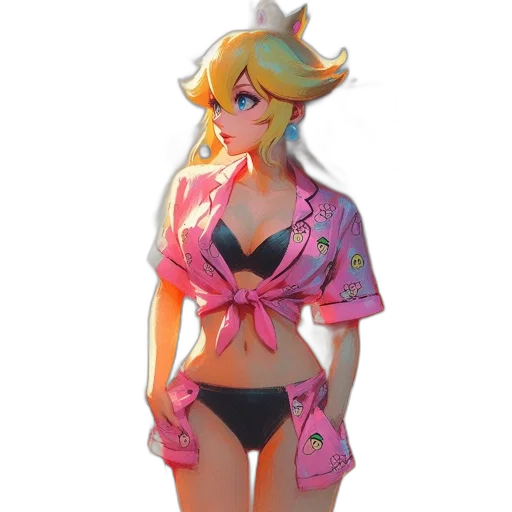 dress, vaporwave, concept art, 3d render, pixel art, pastel, neon, golden transparent PNG cut-out