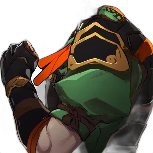 weapon, mask, staff, sword, concept art, pixel art, green, earth tones transparent PNG cut-out