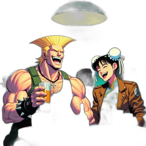 jacket, staff, hat, concept art, comic book art, pixel art, cartoon, outer space transparent PNG cut-out
