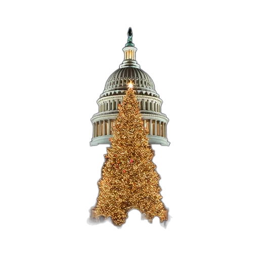 hat, crown, tree, christmas transparent PNG cut-out
