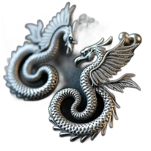 dragon, jewelry, crown, staff, 3d render, fantasy art, photorealistic, concept art transparent PNG cut-out