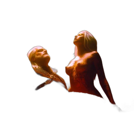 staff, jewelry, hair, creature, concept art, 3d render, photorealistic, pixel art transparent PNG cut-out