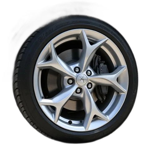 car, shoes, 3d render, photorealistic, concept art, close-up, tire, silver transparent PNG cut-out