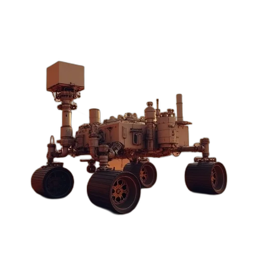 robot, car, weapon, 3d render, concept art, pixel art, nasa, new transparent PNG cut-out