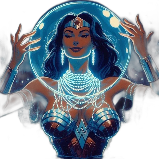jewelry, fantasy art, comic book art, concept art, pixel art, blue, stylized, depiction transparent PNG cut-out