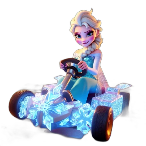 car, concept art, pixel art, fantasy art, vaporwave, neon lights, blue, image transparent PNG cut-out