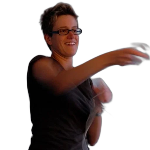 staff, dress, fire, person, wearing, glasses, black, shirt transparent PNG cut-out