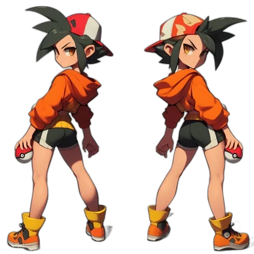 jacket, dress, concept art, 3d render, pixel art, cartoon, red, monochrome transparent PNG cut-out