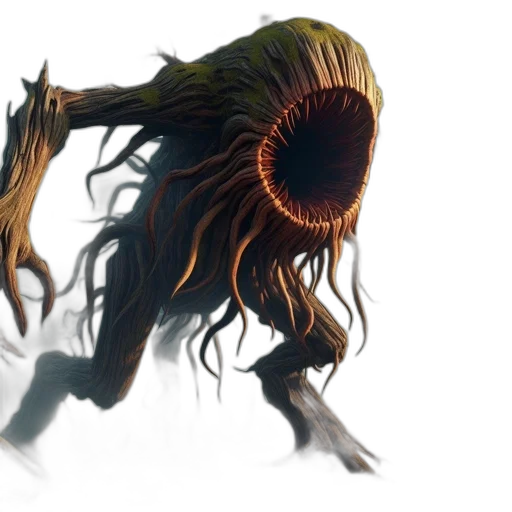 creature, hair, animal, mask, concept art, 3d render, fantasy art, photorealistic transparent PNG cut-out