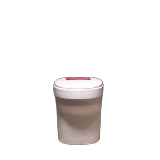 food, bottle, hat, hair, 3d render, photorealistic, vaporwave, concept art transparent PNG cut-out