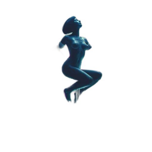 dress, staff, jewelry, robot, pixel art, 3d render, concept art, vaporwave transparent PNG cut-out