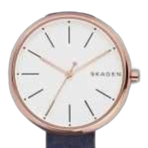 jewelry, skagen, watch, rose, gold, case, white, dial transparent PNG cut-out