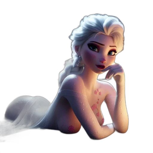 creature, fantasy art, concept art, pixel art, watercolor, underwater, snow, fire transparent PNG cut-out